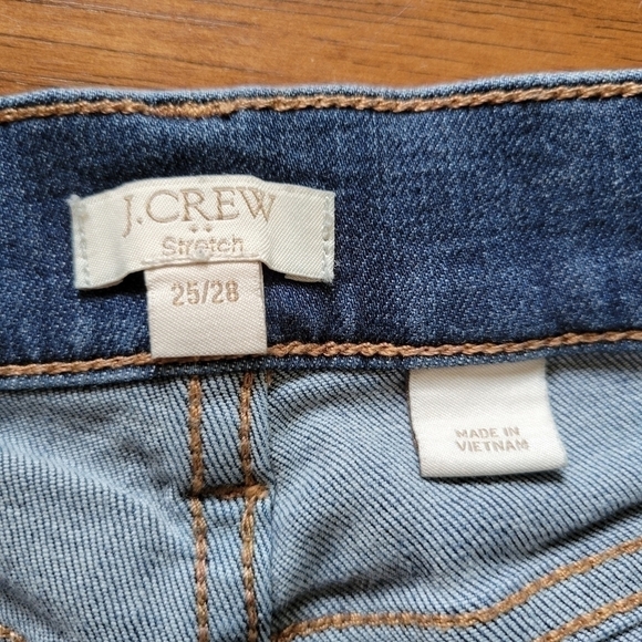 J. Crew Stretch Skinny Jeans – Blue Mid-Rise Denim, Size 25 | Winter Wardrobe - Picture 3 of 4